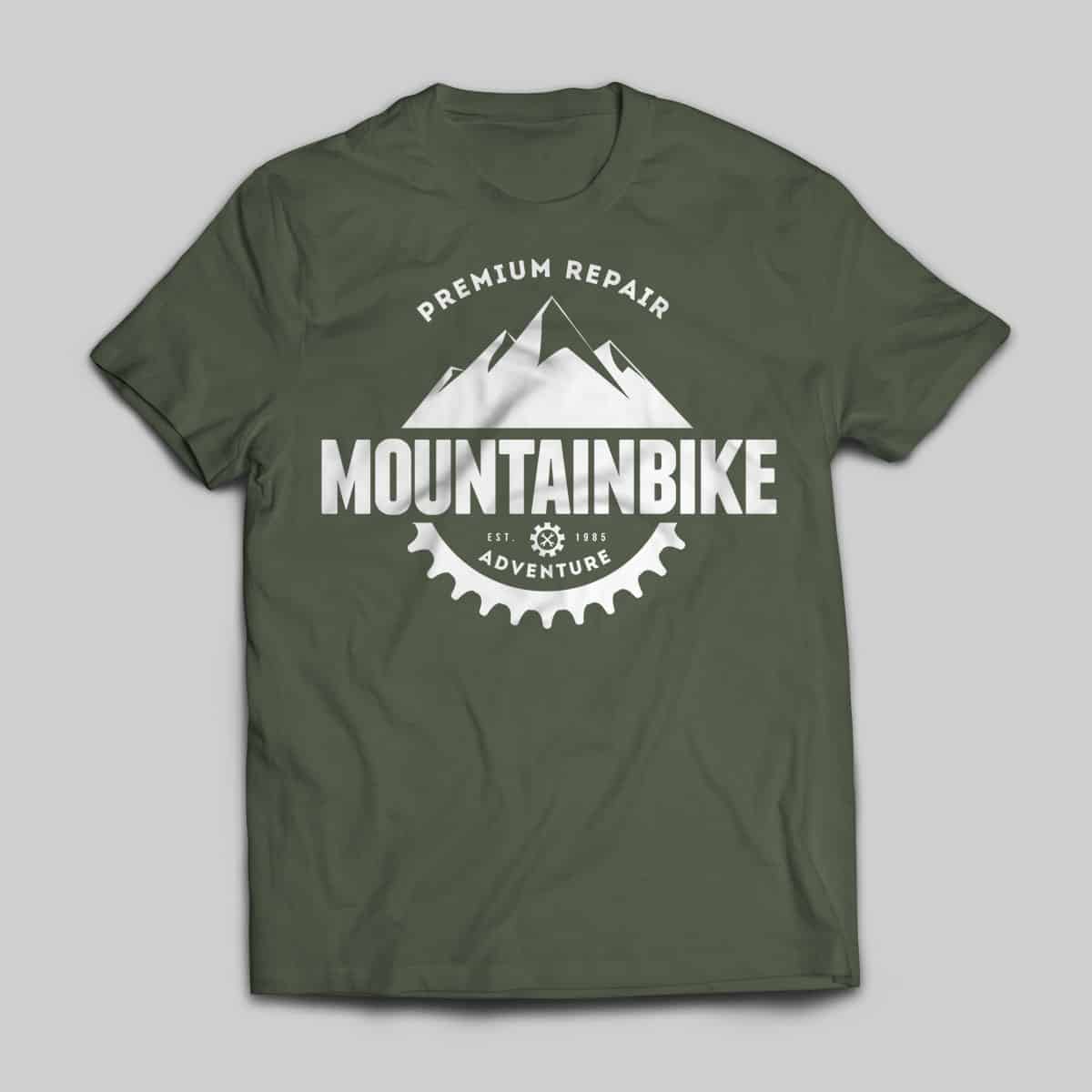 mountain biker t shirt